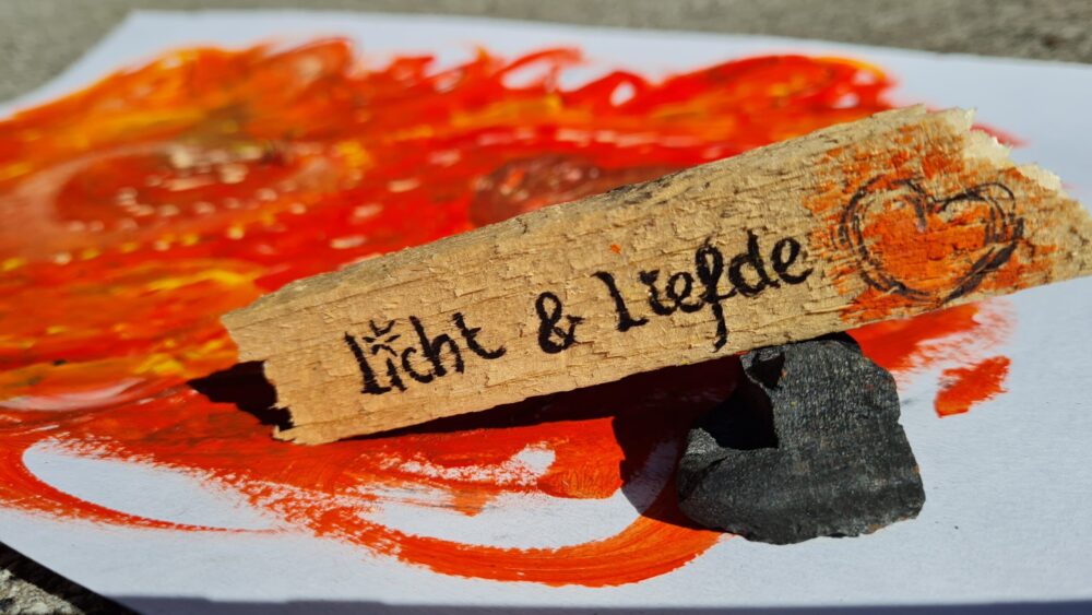 Licht & Liefde schilderij